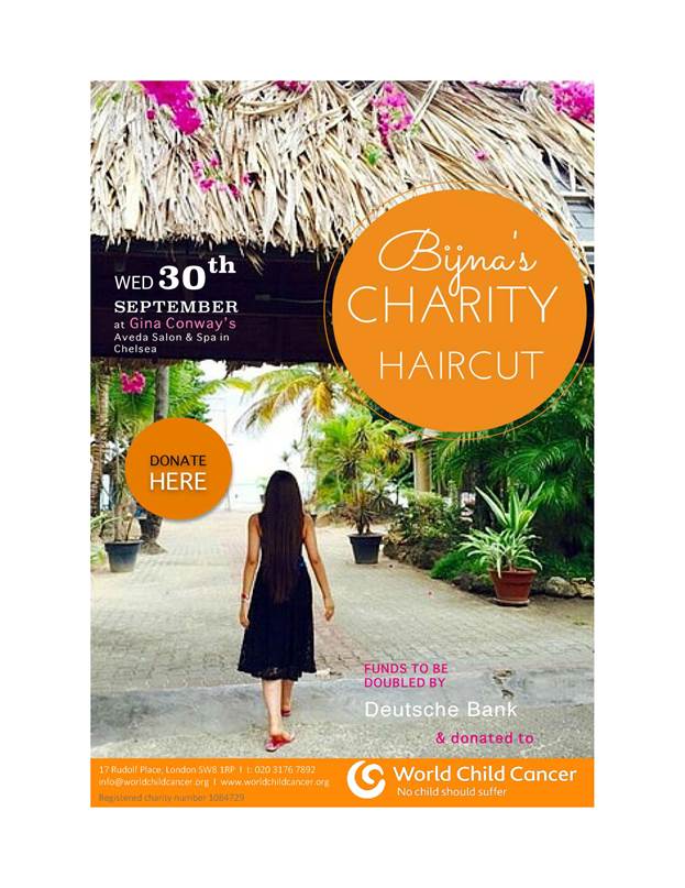 Charity Fundraise - World Child Cancer and Deutsche bank