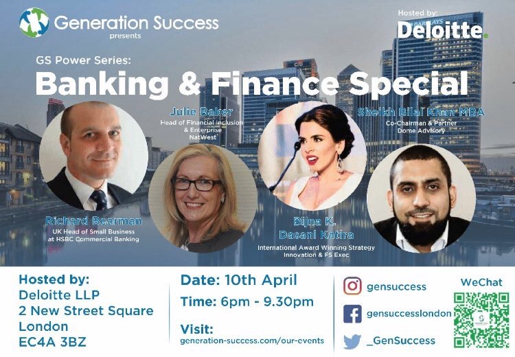 Banking and Finance Careers with Generation Success and Deloitte